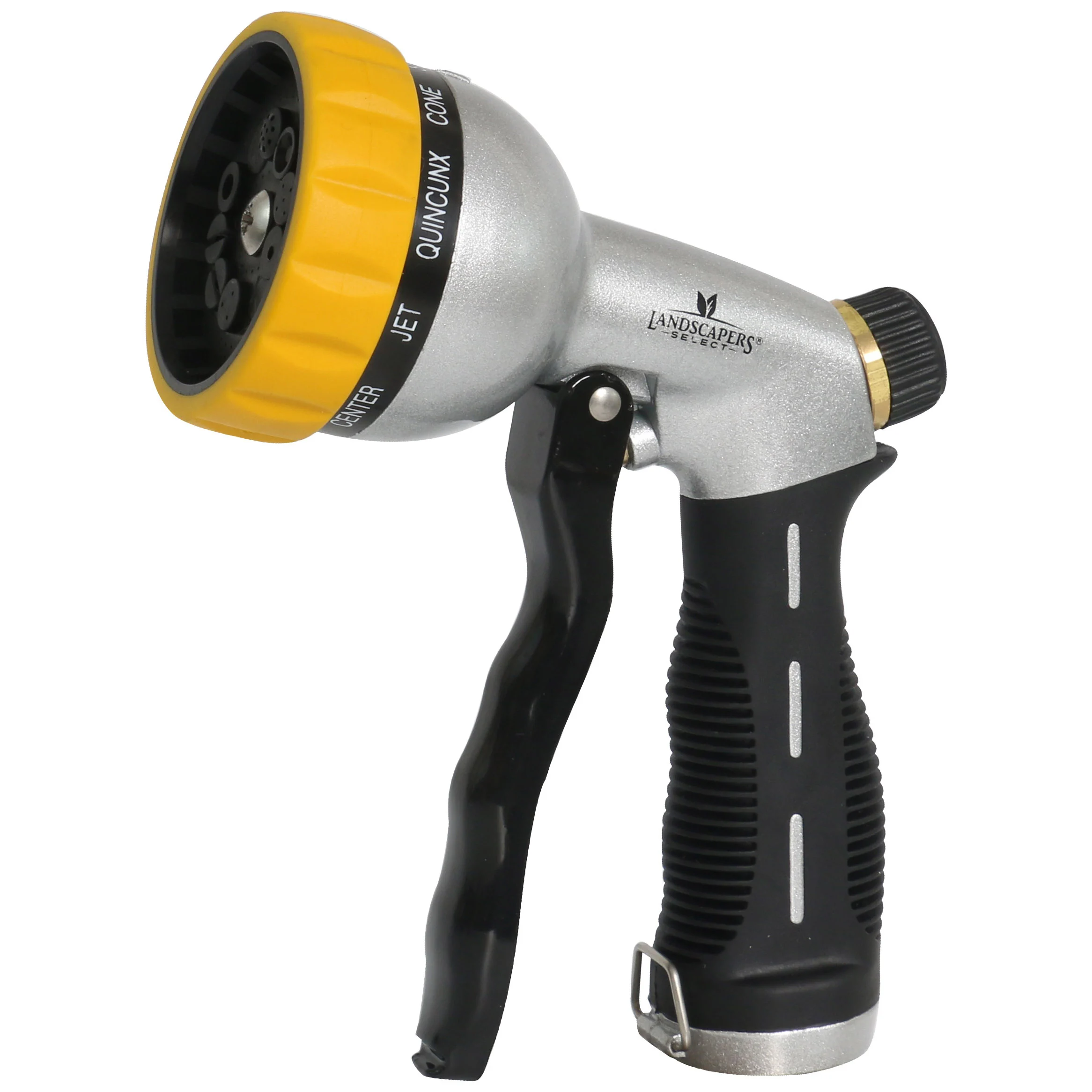 YM751783L Spray Nozzle, Female, Metal, Black, Front Pull Grip - Landscapers Select