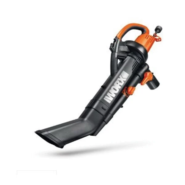 WG505 Leaf Blower, 12 A, 120 V, 350 cfm Air, Black/Orange - Worx