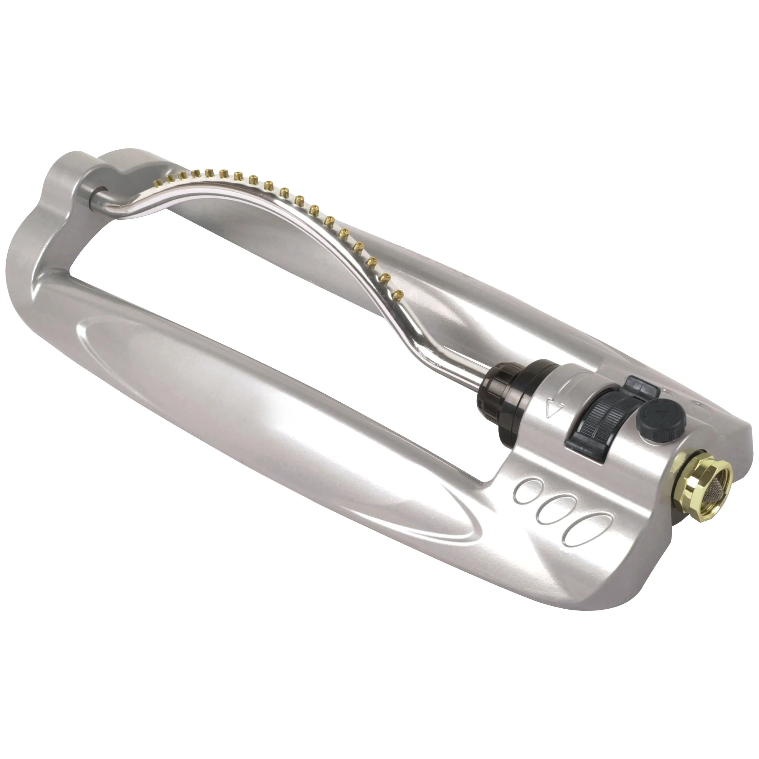 YM18783 Lawn Sprinkler, Female, Rectangle, Aluminum - Landscapers Select