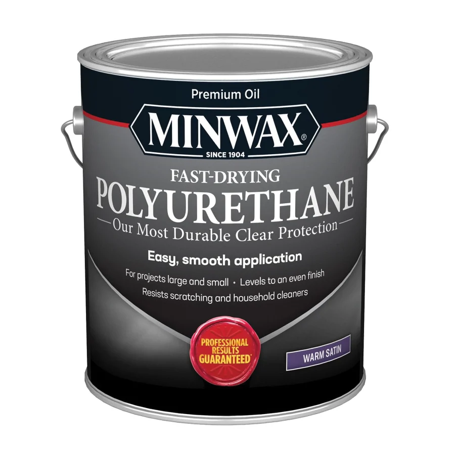 71028000 Polyurethane, Oil Base, Satin, Liquid, Clear, 1 gal, Can - Minwax