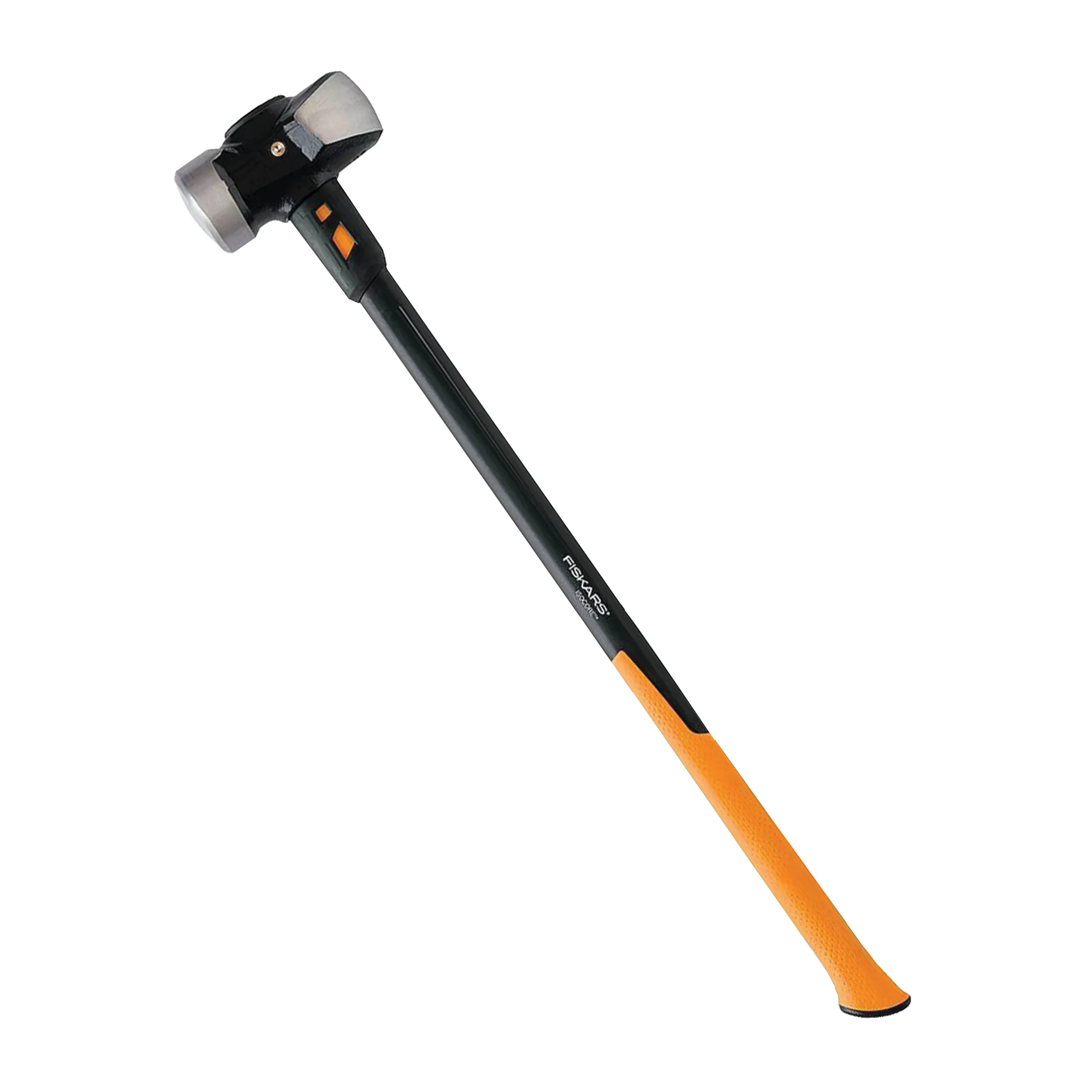 FISKARS IsoCore Series 750620-1001 Hammer, 10 lb Head, Sledge, Steel Head, Fiberglass Handle
