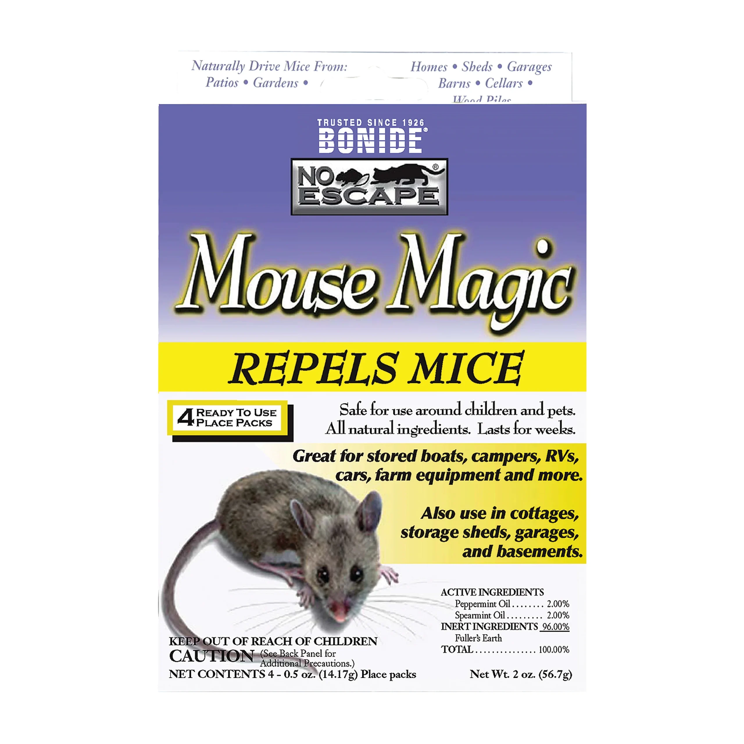 Mouse Magic 865 Mouse Repellent, Gray - Bonide