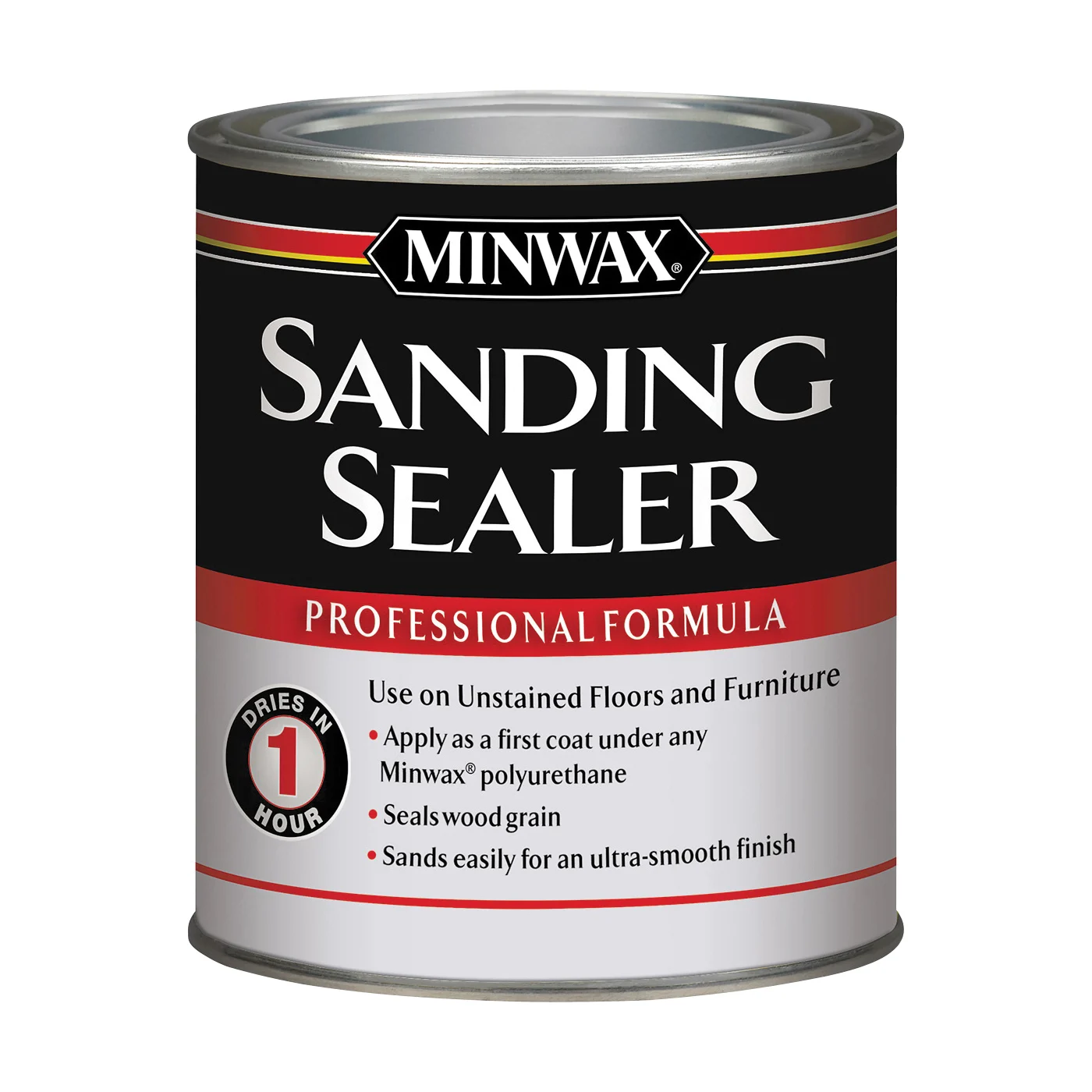 657000000 Sanding Sealer, Cream, Liquid, 1 qt Can - Minwax