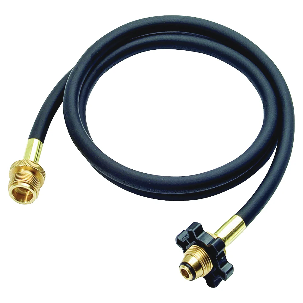 F273701 Hose Assembly, 5 ft L, Brass, Black - Mr. Heater