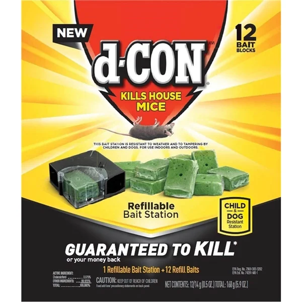 98666 Refillable Bait Station, Sweetish Faint - d-CON