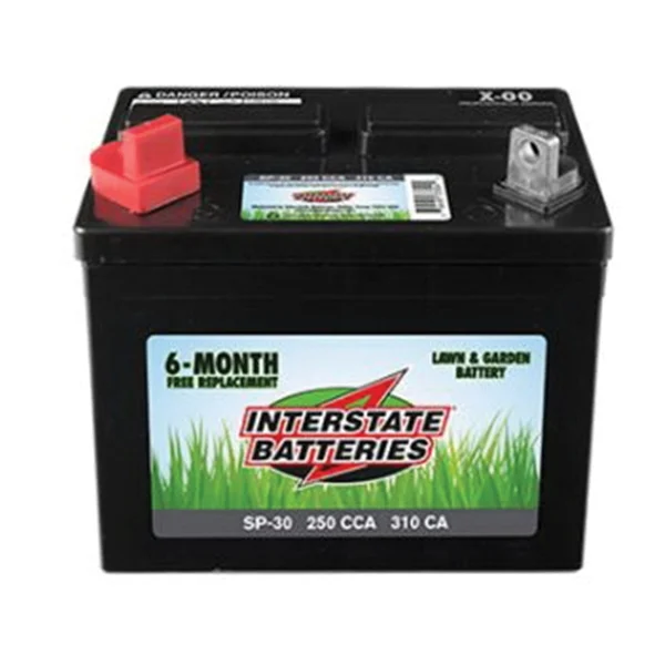 SP-30 Lawn and Garden Battery, Lead-Acid, 7-3/4 x 5-3/16 x 7-5/16 in