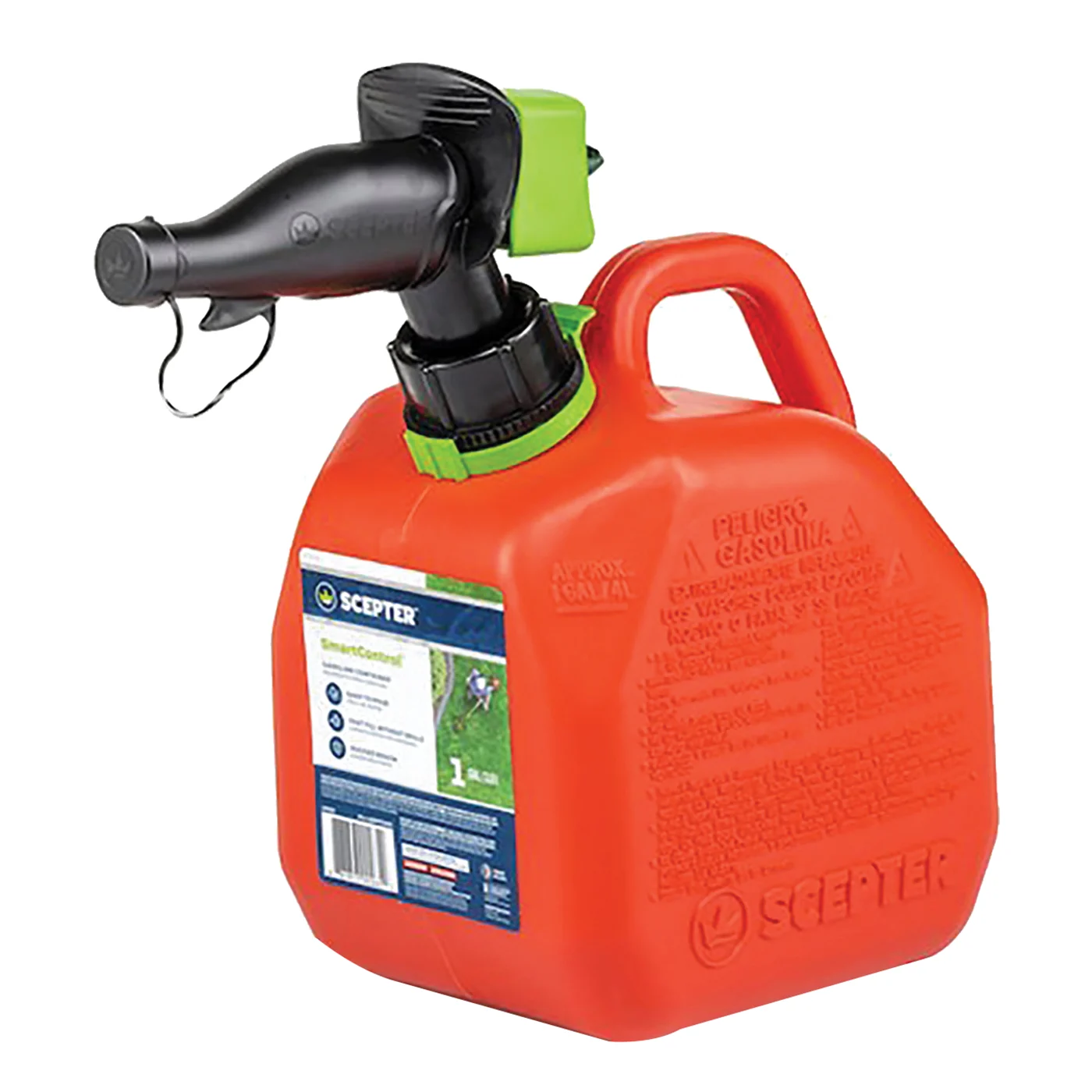 FR1G101 Can, 3.8 L, HDPE, Red - Scepter