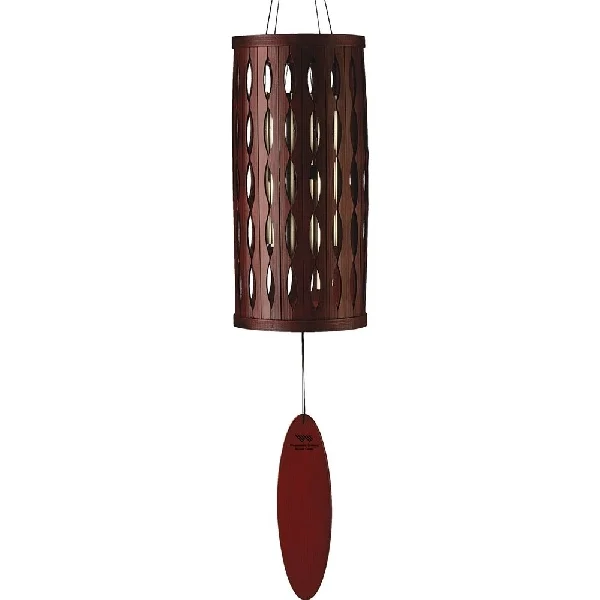 SIGNATURE ACP Aloha Chime, Purple Passion, Aluminum/Ash Wood/Bamboo - Woodstock Chimes
