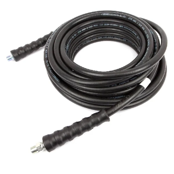 75183 Pressure Washer Hose, 3/8 in, 50 ft L, MNPT, Rubber - Forney