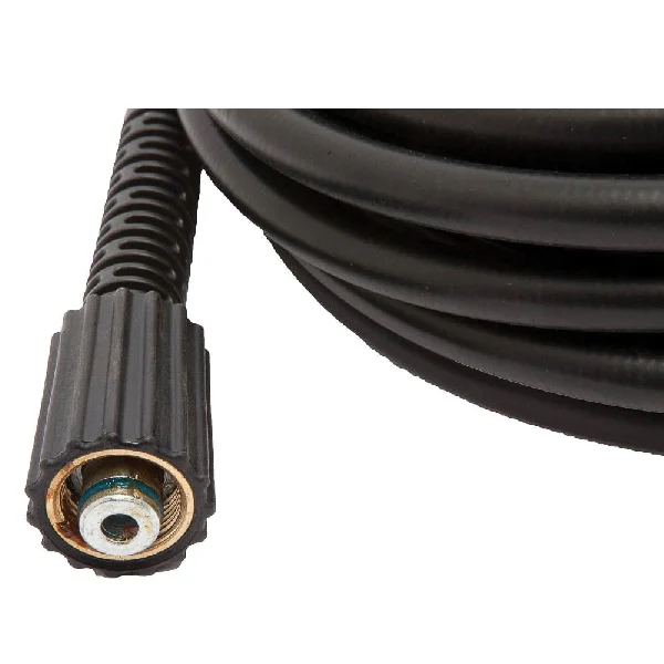 75186 High-Pressure Hose, 1/4 in, 25 ft L, Rubber