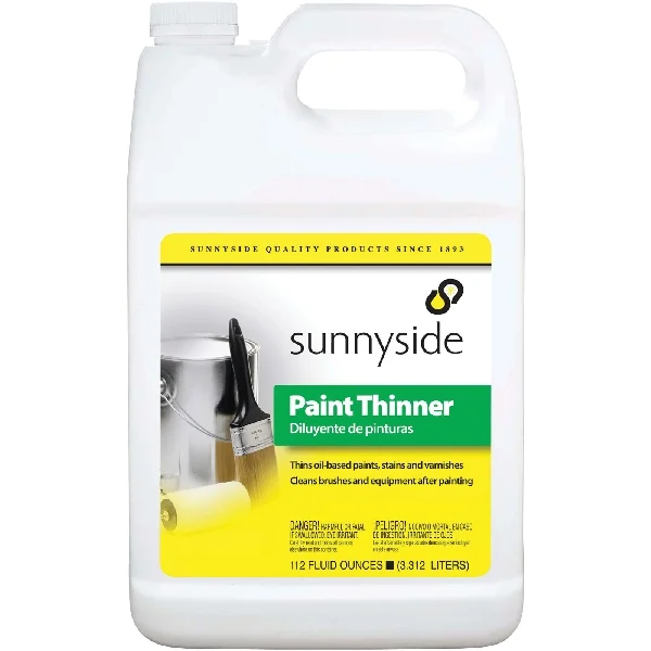 30588 Paint Thinner, Liquid, Petroleum, Solvent, Clear, 112 oz Can - Sunnyside