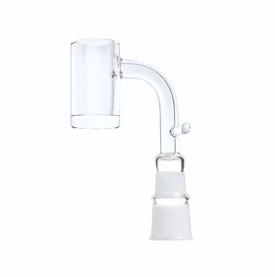 Dual Size Enail Banger - Bucket 2mm Thick Bottom: 10mm 14mm Female 90 Degree 20mm Dia