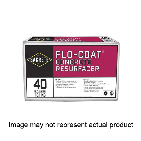 5259 Resurfacer, Powder, Gray, 10 lb - Sakrete