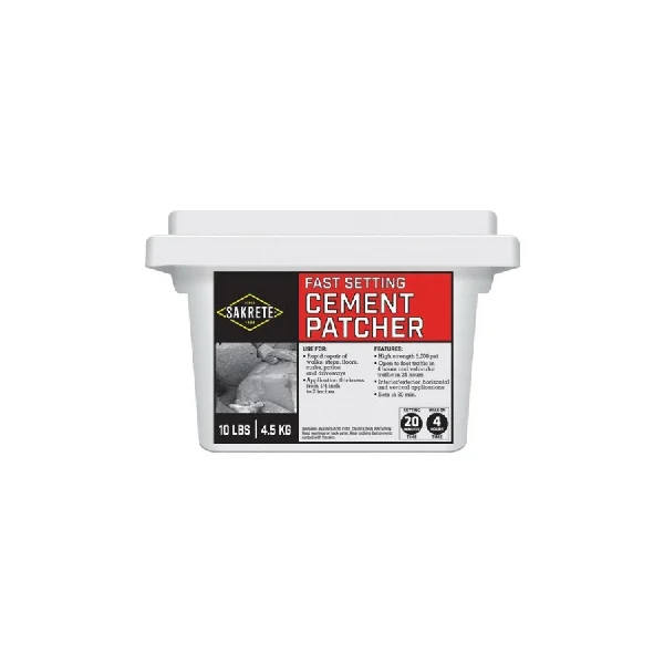 5272 Fast Setting Cement Patcher, Gray, 10 lb - Sakrete