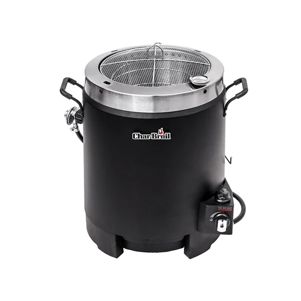 The Big Easy 17102065 Turkey Fryer, Cooking Area -Phase, 16,000 Btu, Stainless Steel, Black/Silver