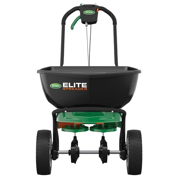 75902 Elite Spreader, 30 lb Capacity, 20,000 sq-ft Coverage Area, 6 ft W Spread, Plastic