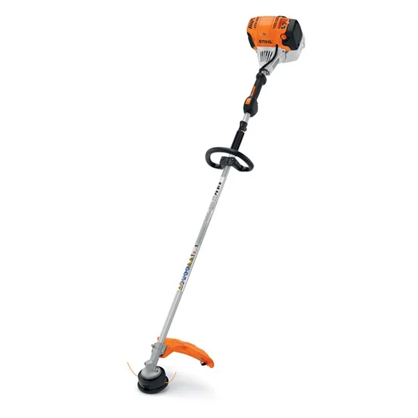 FS 91R Professional Trimmer, Gas, 28.4 cc Engine Displacement, 4-Stroke Engine, 0.095 in Dia Line, 49 in L Shaft