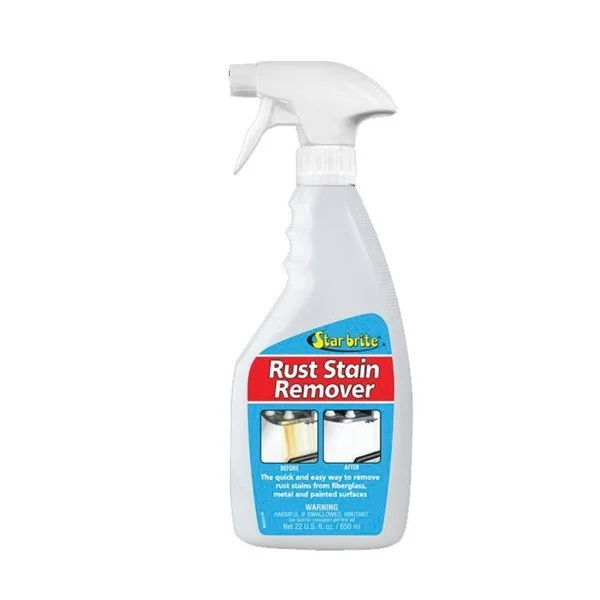 089222P Marine RV Rust and Stain Remover, Liquid, Sweet, Clear, 22 oz Bottle - Star brite