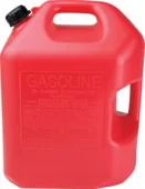 6610 Gas Can, 6 gal Capacity, HDPE, Red - Midwest Can