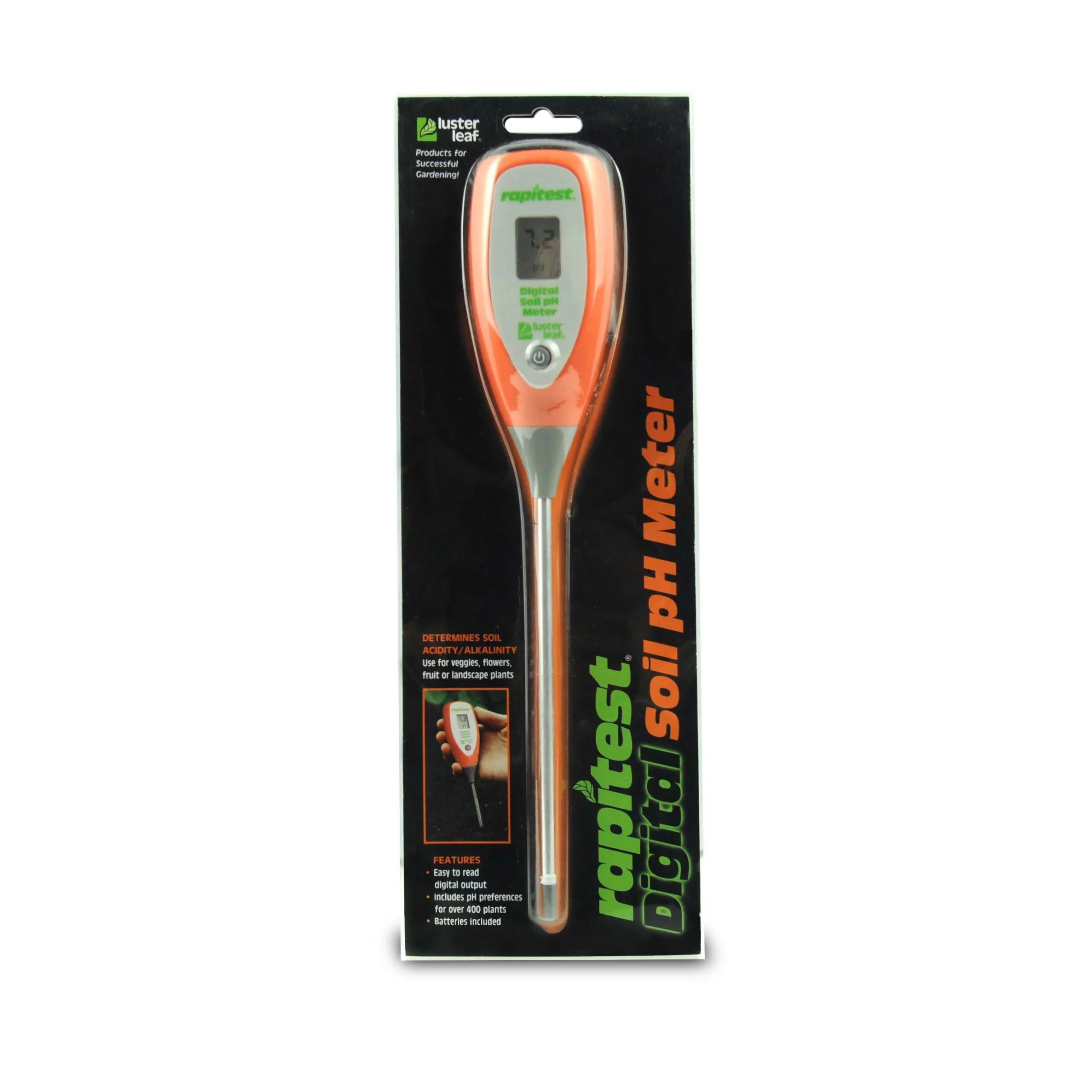 1845 pH Meter, Digital Display - luster leaf