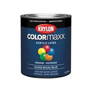 K05646007 Paint, Gloss, Regal Blue, 32 oz, 100 sq-ft/oz Coverage Area