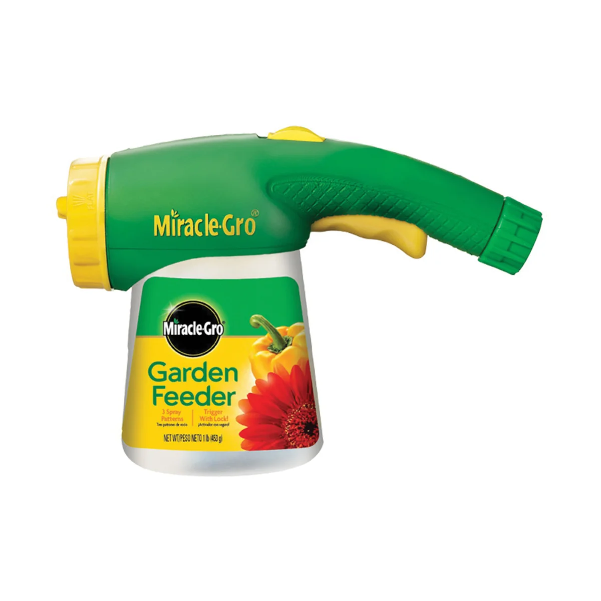 1004102 Garden Feeder Hose End Sprayer, 1lb Cup, 3 Pattern - Miracle-Gro