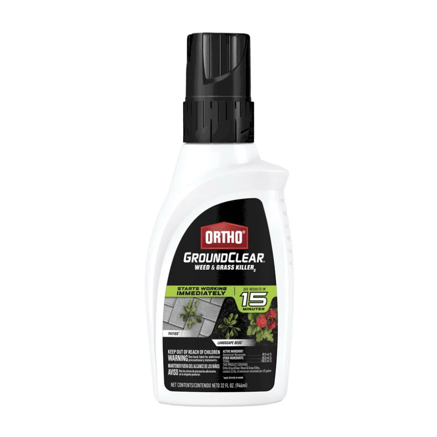 4650306 Weed and Grass Killer, Liquid, Clear, Spray Application, 32 oz Bottle - Ortho