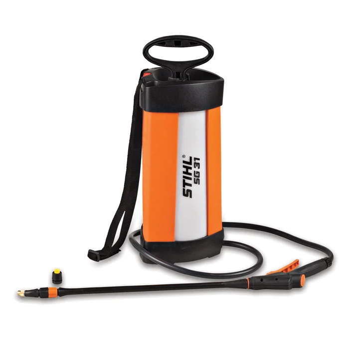 SG 31 Portable Manual Sprayer, 5 Liter Tank, Polyethylene Tank, Gray/Orange - Stihl