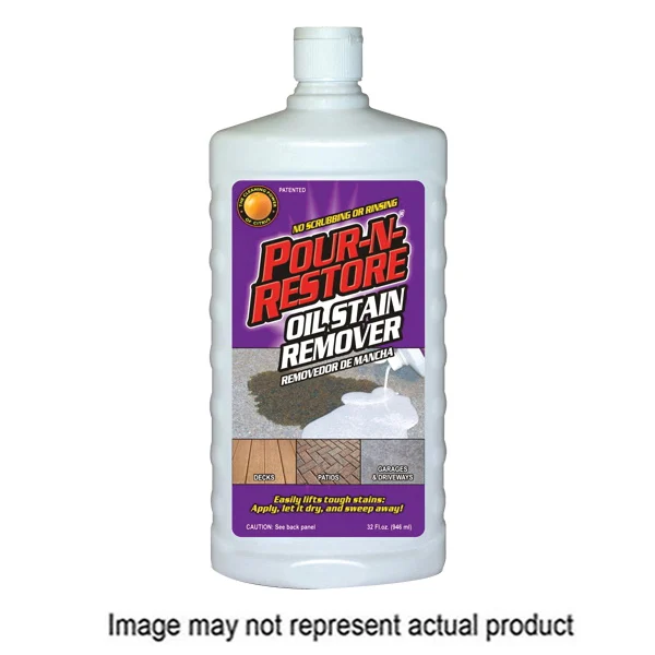 PNR16OZ-08 Oil Stain Remover, Liquid, Citrus/Terpene, White, 16 oz
