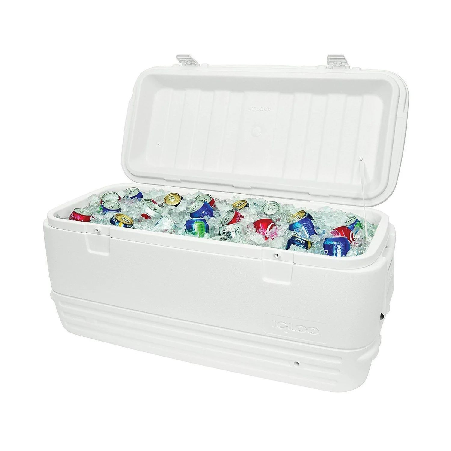 Polar Series 44577PLT2 Camping Ice Chest, 120 qt Cooler, HDPE, White, 5 days Ice Retention - Igloo