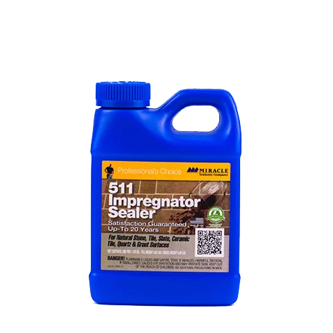 511PT6 Tile and Grout Sealer, Gloss, Liquid, 1 pt, Container - Miracle Sealants