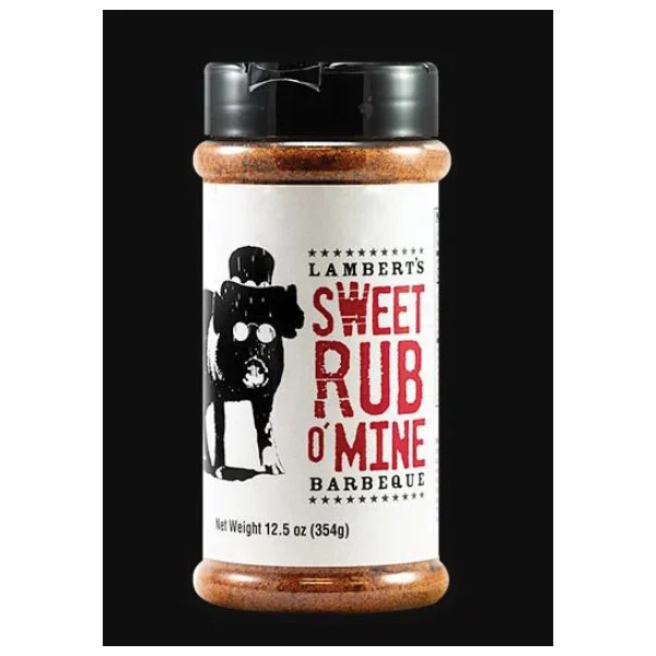 SS02005N BBQ Rub, Sweet, 12.5 oz Bottle - Lambert's Sweet Swine O' Mine