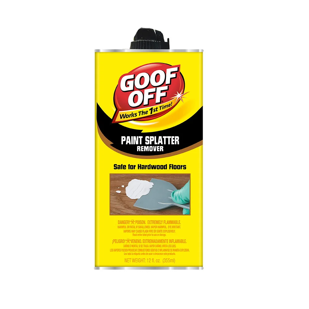 FG900 Paint Splatter Remover, Liquid, 12 oz - Goof Off