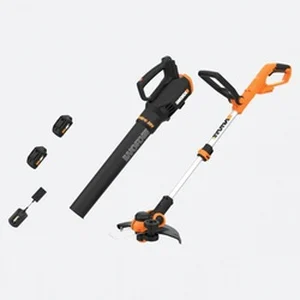 WG929 Series Trimmer and Turbine Blower Combo Kit, Battery Included, 20 V, Lithium-Ion