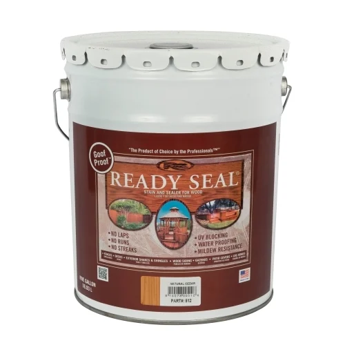 OS-012 Wood Stain, Natural Cedar, Liquid, 5 gal, Pail