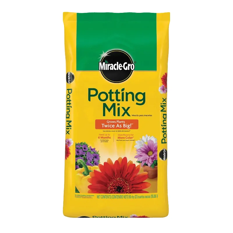 72790430 Potting Mix, Solid, 50 qt Bag - Miracle-Gro