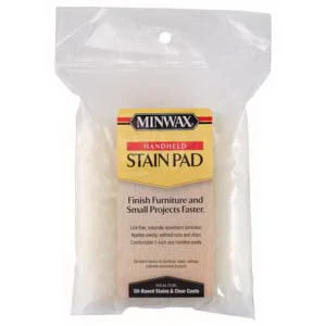 423546000 Handheld Floor Stain Pad, 5-1/2 in L Pad, 3 in W Pad, Lambskin Pad