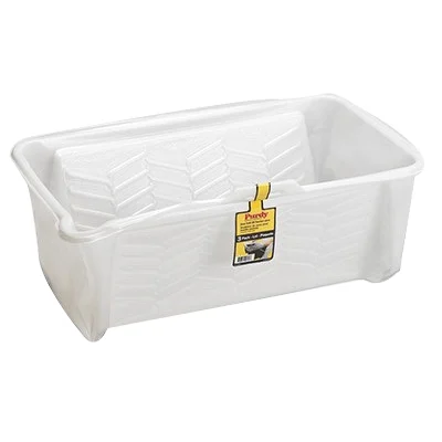 NEST 140700000 Dual Roll-Off Bucket Liner, 5 gal Capacity, Plastic, White