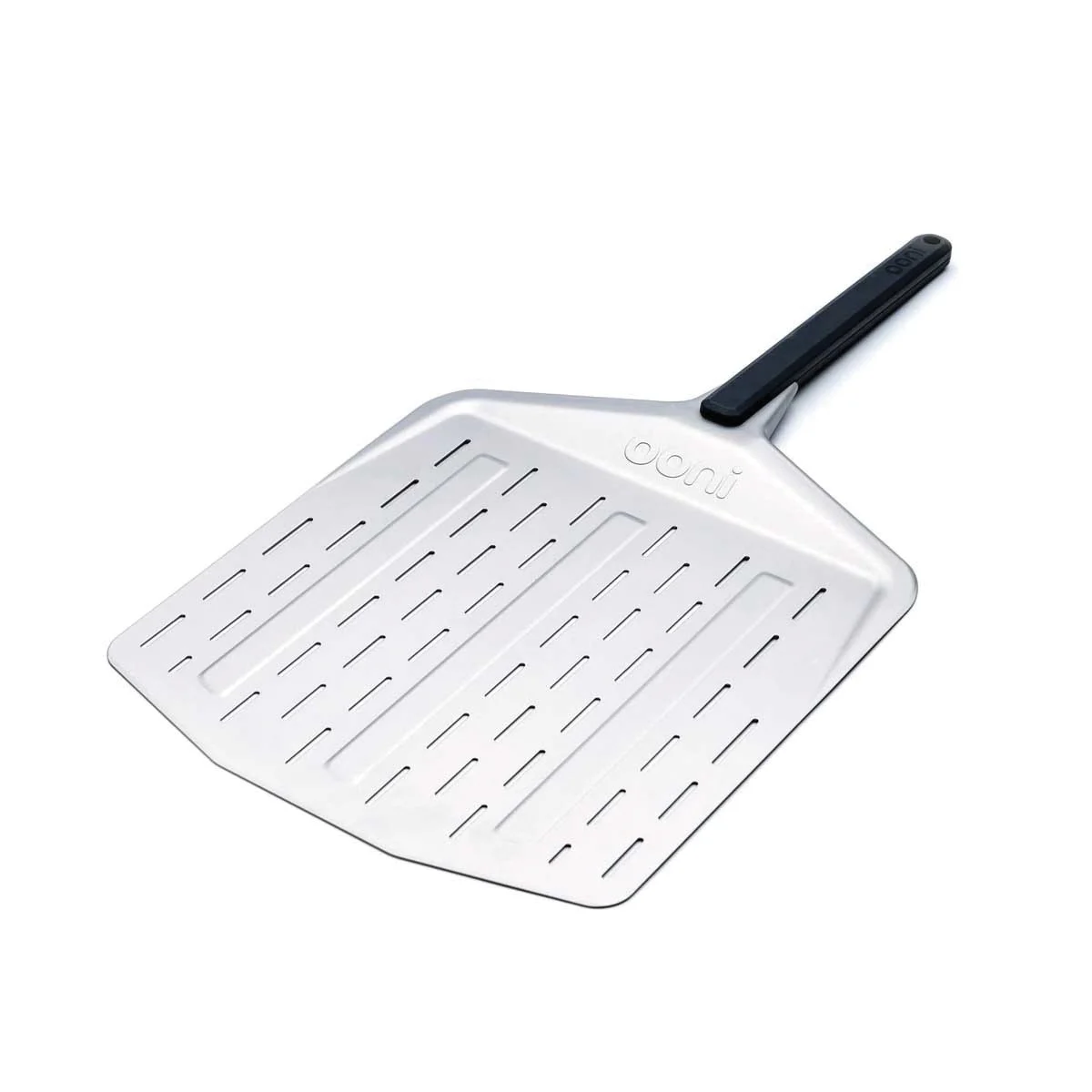UU-P06401 Perforated Pizza Peel, 26 x 12 x 1.18 in Dimensions, Aluminum Blade, Black Handle, Dishwasher Safe: No