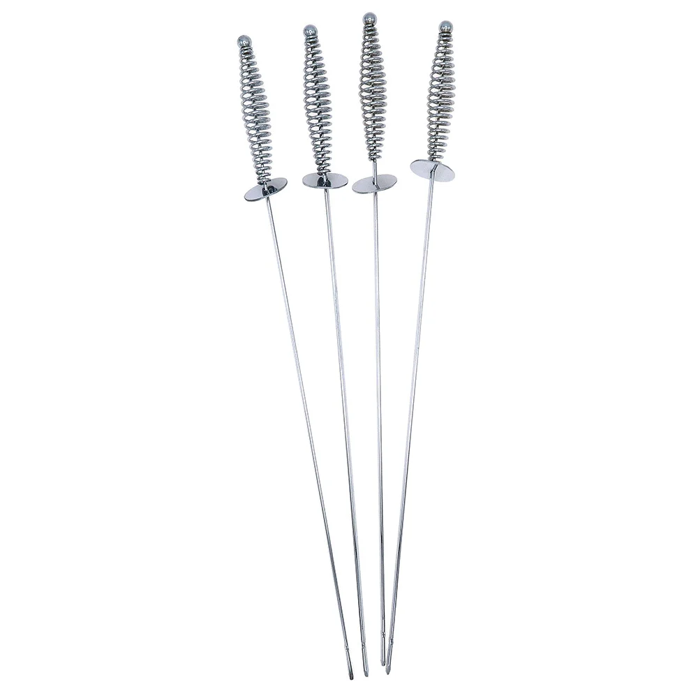 40331Y Spiral Skewer, 17 in OAL, Steel Head, Cool Touch, Easy Grip Handle - Mr. BAR-B-Q