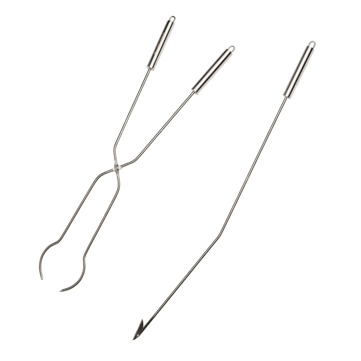 FP-TOOLS Fire Pit Tool Set, Portable, 304 Stainless Steel, Sliver