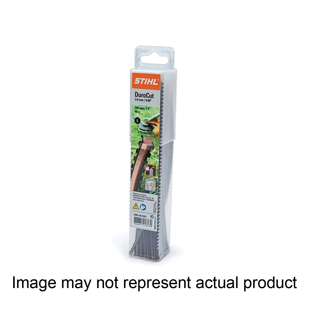 DuroCut Series 000 930 3503 Trimmer Line, 0.080 in Dia, 7.7 in L - Stihl