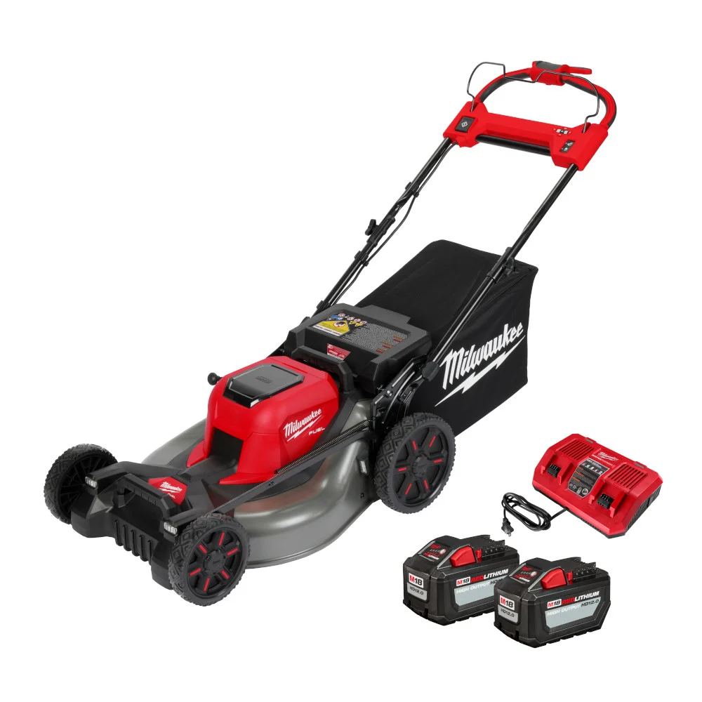 2823-22HD Mower Kit, Self-Propelled, Battery Included, 12 Ah, 18 V, Lithium-Ion, 21 in W Cutting, 1/2 in H Cutting Increments