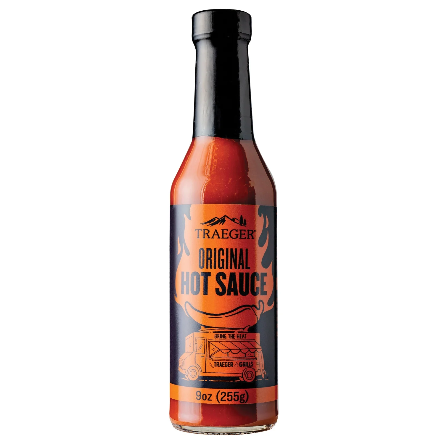 HOT001 Original Hot Sauce, Spicy, Tangy, 9 oz Bottle - Traeger