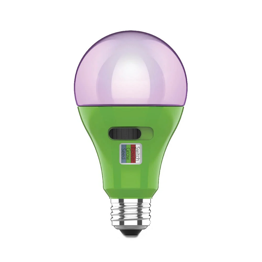 A21/ADJ/GRW/LED/HDRP Adjustable Spectrum Grow Light 0.145 A, 120 VAC, 17 W, LED Lamp - Feit Electric