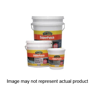 SuperPatch 04072 Waterproofing Mortar, Gray, 7 lb, Pail - Damtite