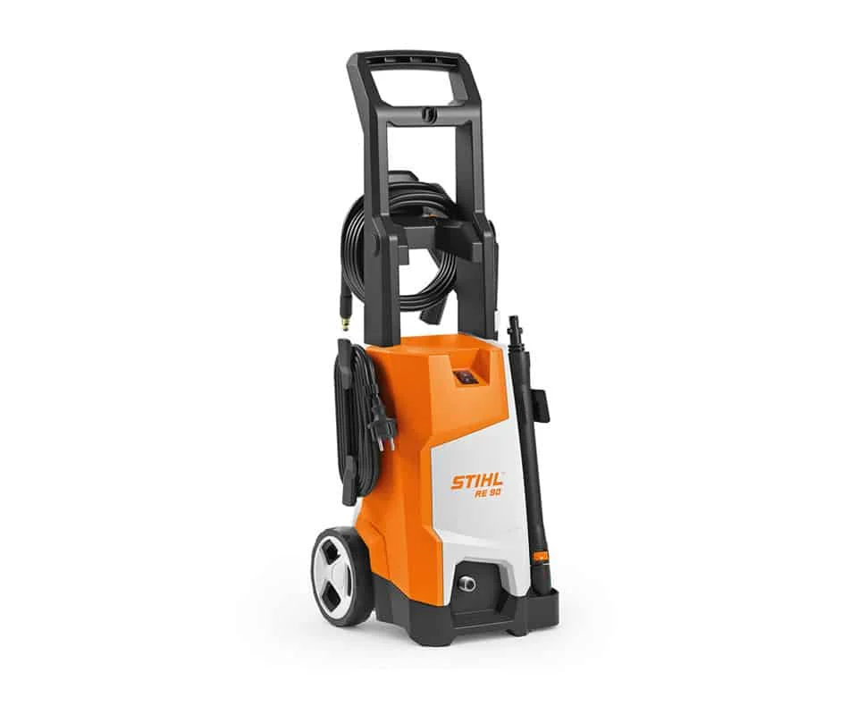 RE 90 PLUS Electric Pressure Washer, 1800 psi Operating, 1.2 gpm, Fan jet, Rotary Nozzle, 19 ft L Hose - Stihl