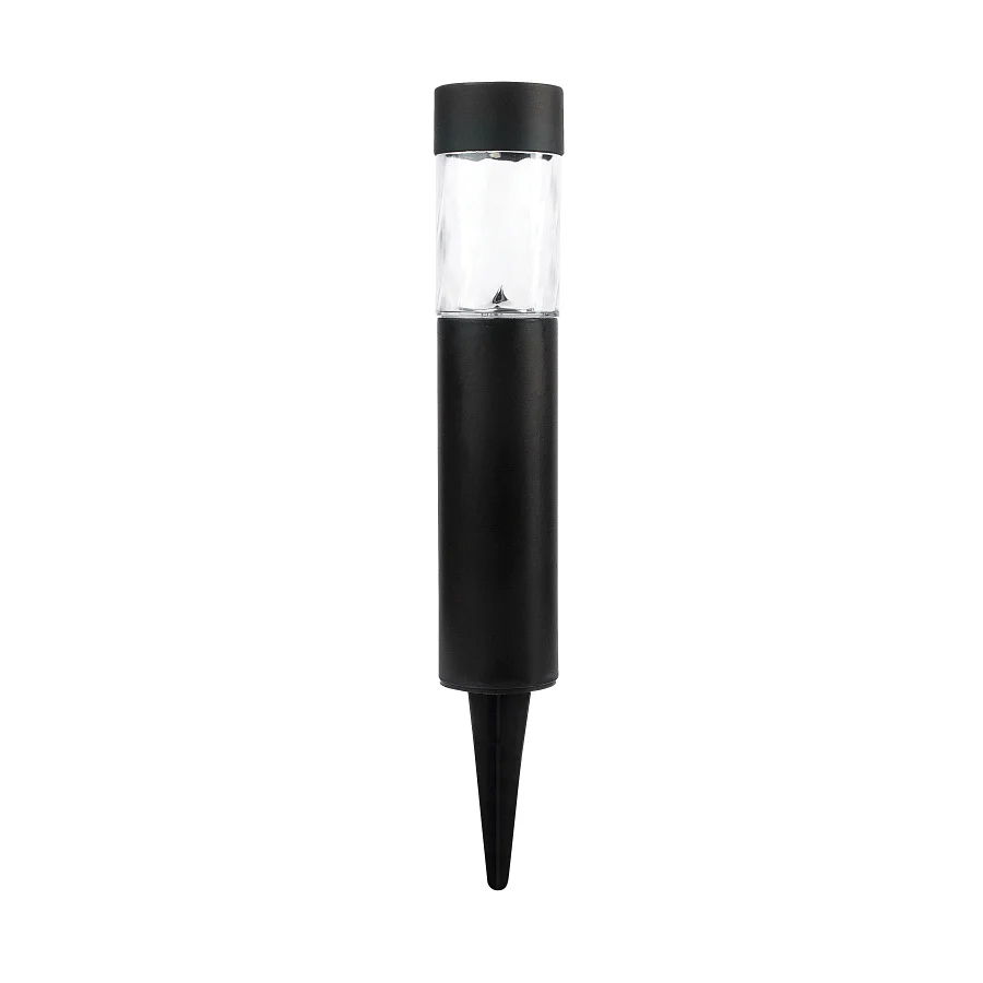 27092 Solar Bollard Light, Nickel-Metal Hydride Battery, AA Battery, 1 -Lamp, LED Lamp, Plastic Fixture
