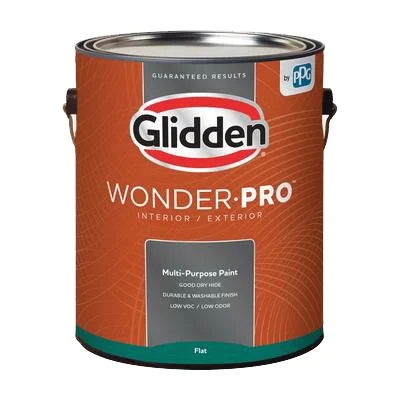 Wonder-Pro GLWP31AW/05 Paint, Eggshell Sheen, Antique White, 5 gal, 400 sq-ft/gal Coverage Area