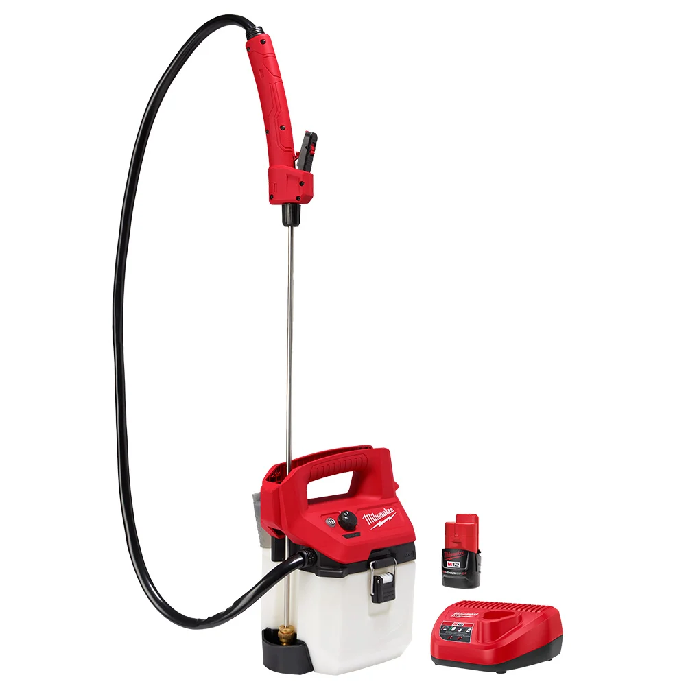 2528-21G1 Handheld Sprayer Kit, 1 gal, HDPE Tank, 17 ft Spray Range, 48 in L Hose